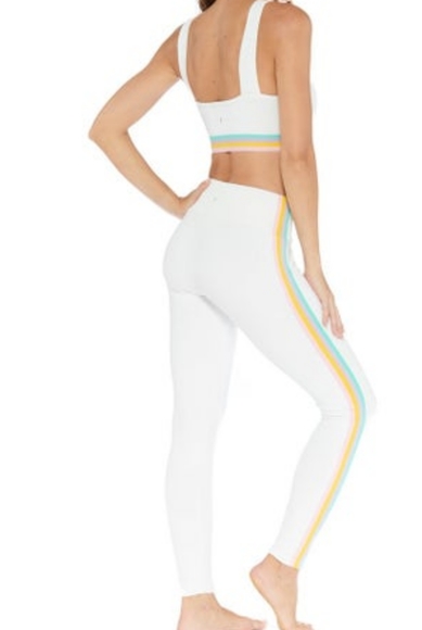Electric Yoga Elliot Rainbow Stripe Workout Set - Picture 4 of 6
